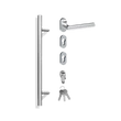 Kép 4/5 - 800mm INOX foganytú rozetta és kilincs szett Eco Prémium ajtóhoz