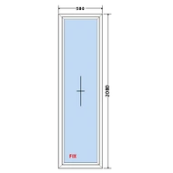 60x210 Fix 3 rétegű műanyag ablak RAKTÁRRÓL azonnal vihető!