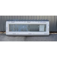 98x30 Felülvilágító ötkamrás profilból - Gríz - FIX -  - (Gyártási méret: 98x30)