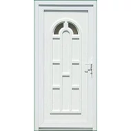 100x210 Műanyag bejárati ajtó öt kamrás profilból - Boszporusz 2 - BAL - Befelé nyíló - (Gyártási méret: 98x208)