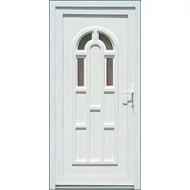 100x210 Műanyag bejárati ajtó öt kamrás profilból - Boszporusz 4 - BAL - Befelé nyíló - (Gyártási méret: 98x208)