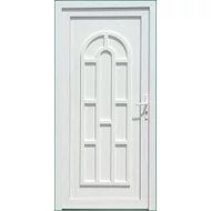 100x210 Műanyag bejárati ajtó öt kamrás profilból - Boszporusz tömör - BAL - Befelé nyíló - (Gyártási méret: 98x208)