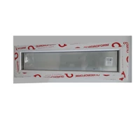 98x30 Felülvilágító hatkamrás profilból - Átlátszó - FIX -  - (Gyártási méret: 98x30)