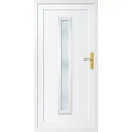 Geránium 1 - Műanyag bejárati ajtó öt kamrás profilból