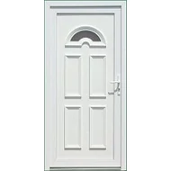 100x210 Műanyag bejárati ajtó öt kamrás profilból - Temze 1 - BAL - Befelé nyíló - (Gyártási méret: 98x208)