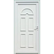 100x210 Műanyag bejárati ajtó öt kamrás profilból - Temze tömör - BAL - Befelé nyíló - (Gyártási méret: 98x208)