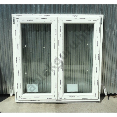 120x120 Kétszárnyú bukó/nyíló műanyag ablak RAKTÁRRÓL