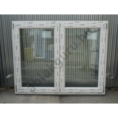 150x120 Kétszárnyú bukó/nyíló műanyag ablak RAKTÁRRÓL