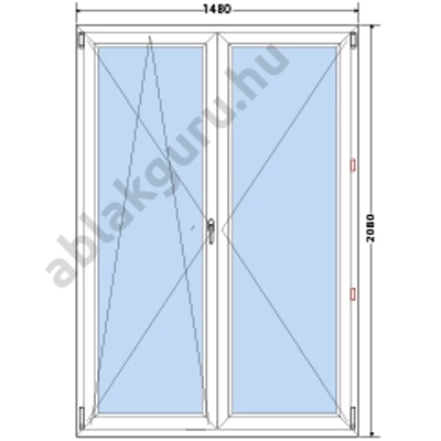 150x210 Kétszárnyú bukó/nyíló 3 rétegű műanyag erkélyajtó RAKTÁRRÓL azonnal vihető! 150x210 Kétszárnyú bukó/nyíló 3 rétegű műanyag erkélyajtó RAKTÁRRÓL azonnal vihető!