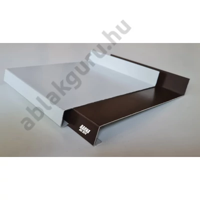110 mm mélységű Külső alumínium fehér vagy barna párkány  KÜLTÉRRE. (Vágási méretet kérjük megadni!)