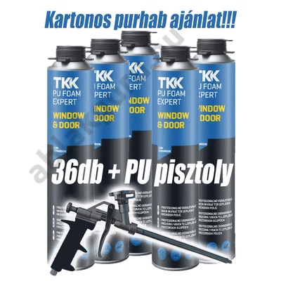 TKK TEKAPUR STANDARD FOAM pisztolyos PU hab nyílászáró beépítéshez