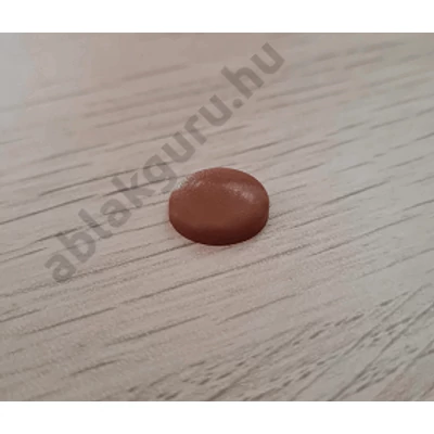 7,5mm tokrögzítő csavar takró sapka (nem sülyesztett beépítéshez) BARNA