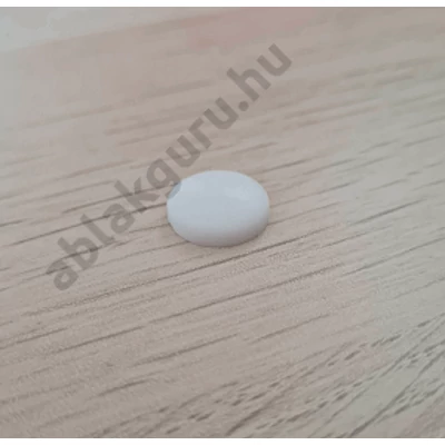 7,5mm tokrögzítő csavar takró sapka (nem sülyesztett beépítéshez) FEHÉR