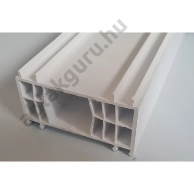 40mm-es műanyag toktoldó 81mm-es DECCO rendszerhez (FEHÉR, GYÁRI)