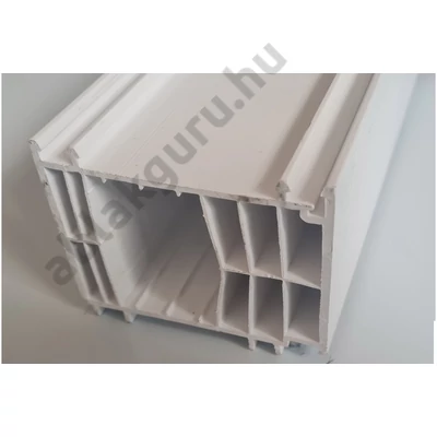 60mm-es műanyag toktoldó 81mm-es DECCO rendszerhez (FEHÉR, GYÁRI)