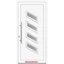 Quadro - Műanyag bejárati ajtó öt kamrás profilból - 3 rétegű üveggel Quadro - Műanyag bejárati ajtó öt kamrás profilból - 3 rétegű üveggel
