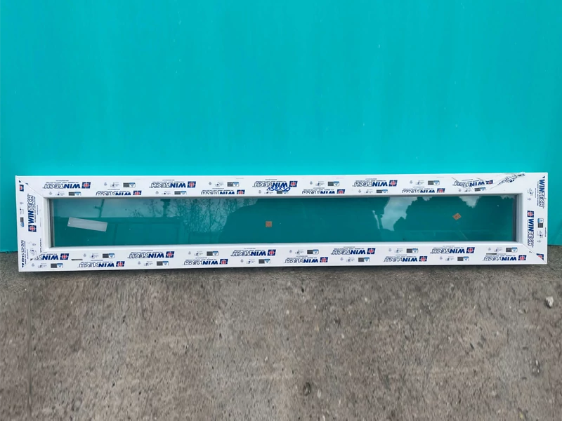 138x30 Felülvilágító ötkamrás profilból - Átlátszó - FIX -  (Gyártási méret: 138x30)