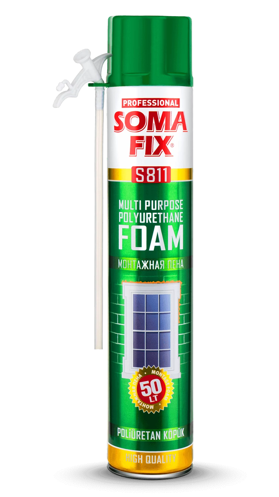 SomaFix S811 kézi Purhab ablak beépítéshez