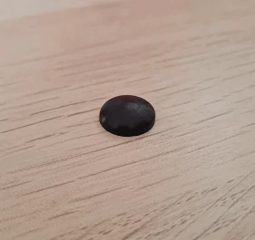 7,5mm tokrögzítő csavar takaró sapka (nem sülyesztett beépítéshez) SÖTÉT BARNA